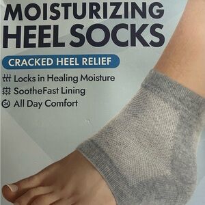 Moisturizing Heel Socks - Gray